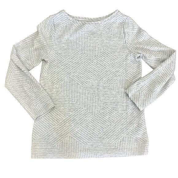 Chico's Weekend Women's Textured Lightweight Sweatshirt. Size S. Casual,‎ Beachy - Picture 1 of 11